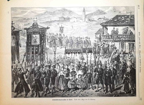 Stampa antica tirolo - stampa,