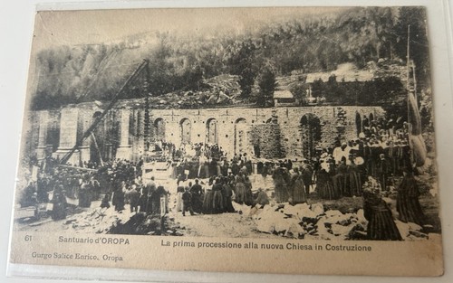 Cartolina oropa biella - di,