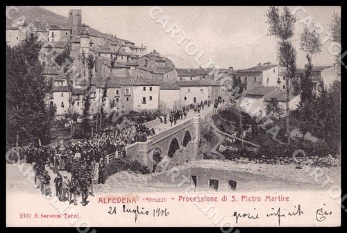 Aquila alfedena processione - alfedena,