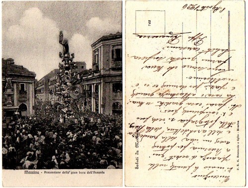 Cartolina messina - messina,