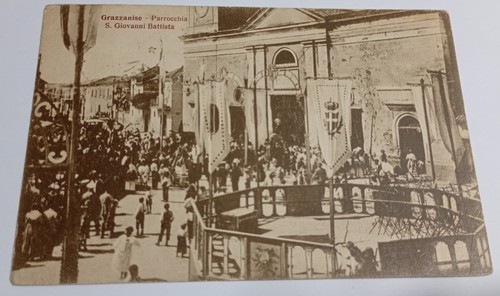 Cartolina processione - cartolina,