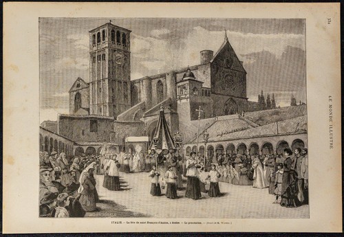 1884 processione di - 1884, san
